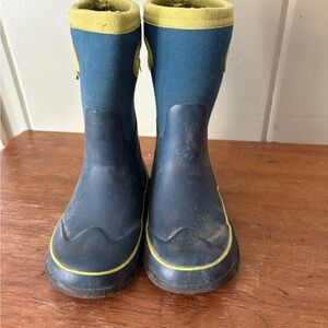 Kids Waterproof Boots - Blue and Yellow